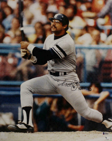 Reggie Jackson Autographed New York Yankees 16x20 Photo HOF BAS 23887
