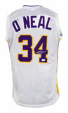 Shaquille O'Neal Signed Custom White Pro Style Basketball Jersey JSA ITP