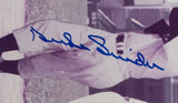 Willie Mays Mickey Mantle Duke Snider Joe DiMaggio Signed Framed 8x10 Photo BAS