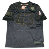 TROY POLAMALU SIGNED PITTSBURGH STEELERS NIKE LIMITED SALUTE TO SERVICE JERSEY
