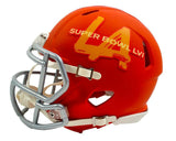 MATTHEW STAFFORD Autographed Rams Super Bowl LVI Mini Speed Helmet FANATICS