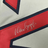 Autographed/Signed WADE BOGGS Boston Grey Baseball Jersey JSA COA Auto