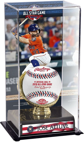 Jose Altuve Houston Astros 2018 All-Star Game Gold Glove Display Case with Image