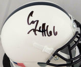 Connor McGovern Autographed Penn State Schutt Mini Helmet- JSA W Auth *Black