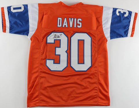 Terrell Davis Signed Denver Broncos Jersey (JSA COA) 1998 MVP / NFL H.O.F. 2017