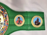 Mike Tyson Autographed World Champion WBC Belt (Smudged) Beckett Witness WX99774