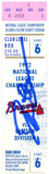Deion Sanders Autographed Atlanta Braves 1992 NLCS Game 6 Ticket BAS 37152