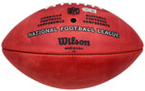 MAC JONES AUTOGRAPHED SIGNED NFL LEATHER FOOTBALL PATRIOTS BECKETT QR 202969