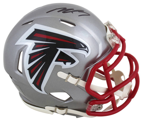 Falcons Michael Vick Authentic Signed Flash Speed Mini Helmet JSA Witness