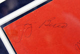 1954 Yankees (12) Mantle, Berra, +10 Signed & Framed 9x9 Sheet PSA/DNA #AB10081