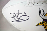 Daunte Culpepper Autographed Minnesota Vikings Logo Football - JSA W Auth *Black