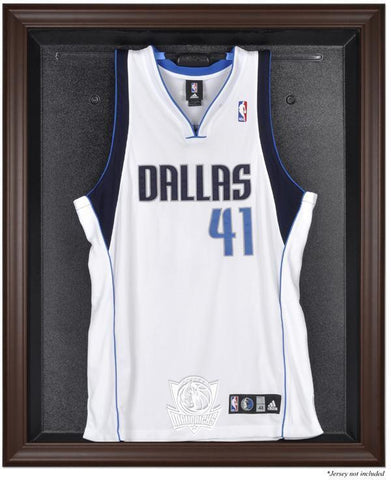 Dallas Mavericks Brown Framed Jersey Display Case Authentic