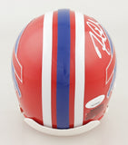 Frank Reich Signed Buffalo Bills Mini Helmet (JSA COA) 1992-93 "The Comeback" QB