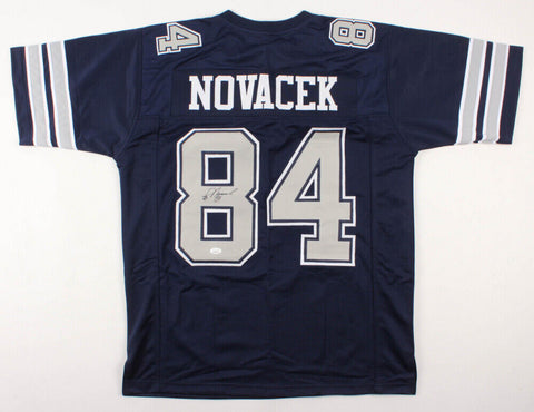 Jay Novacek Signed Dallas Cowboys Jersey / 3xSuper Bowl Champion (JSA COA) T.E.