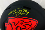 Tony Gonzalez Autographed Kansas City Chiefs F/S Eclipse Helmet - Beckett W Auth