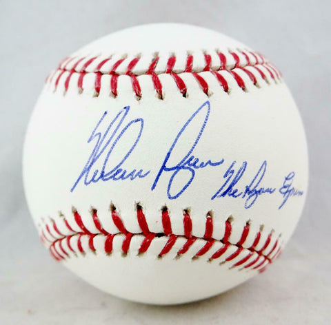 Nolan Ryan Autographed Rawlings OML Baseball w/ The Ryan Express - AI Verified