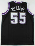 Jason Williams Signed Sacramento Kings Black- White Chocolate Jersey (PSA COA)