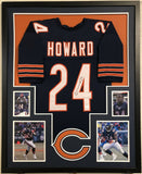 Jordan Howard Signed Chicago Bears 34x42 Custom Framed Jersey (JSA COA)