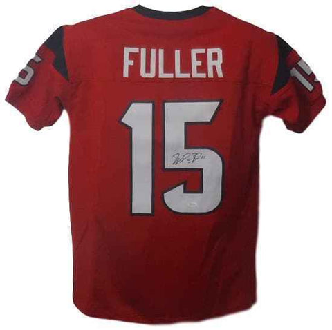 Will Fuller Autographed/Signed Houston Texans Red XL Jersey JSA 15128