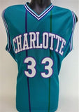 Alonzo Mourning Signed Charlotte Hornets Jersey (JSA COA) 7x NBA All-Star Center