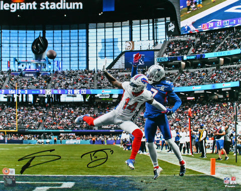 Stefon Diggs Trevon Diggs Autographed Pro Bowl 16x20 FP Photo-Beckett W Hologram