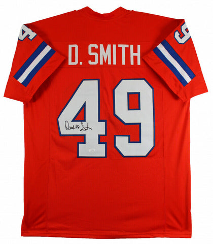Dennis Smith Denver Broncos Jersey (JSA COA) Denver Defensive Back (1981-1994)