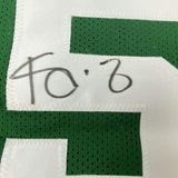 Autographed/Signed Kevin Garnett Boston Green Basketball Jersey Beckett BAS COA