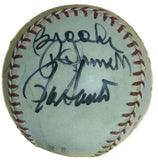 Hall Of Fame & Stars Signed Baseball (Billy Martin, Mays +6) 12436 JSA X32114