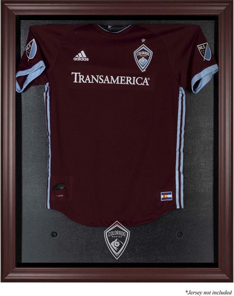 Colorado Rapids Mahogany Framed Team Logo Jersey Display Case