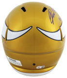 Vikings Jared Allen Sax Machine Signed Flash Full Size Speed Rep Helmet BAS Wit