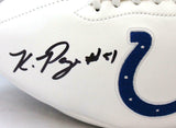 Kwity Paye Autographed Indianapolis Colts Logo Football #- Beckett W Hologram