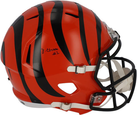 Ja'Marr Chase Cincinnati Bengals Signed Riddell Speed Helmet