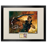Jeremy Renner Autographed The Avengers Hawkeye 11x14 Framed Action Photo