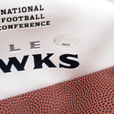 Michael Dickson Autographed Seahawks White Logo Football (Flat) MCS Holo #98838