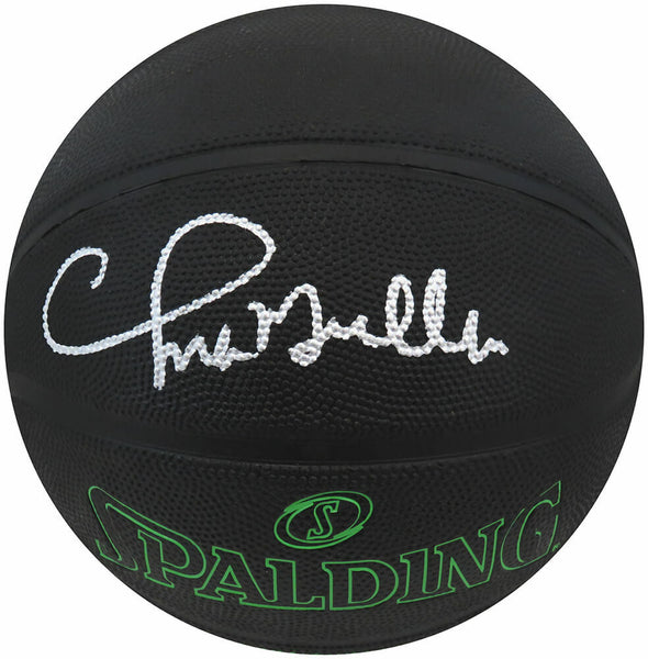 Chris Mullin Signed Spalding Phantom Black NBA Basketball - (SCHWARTZ COA)