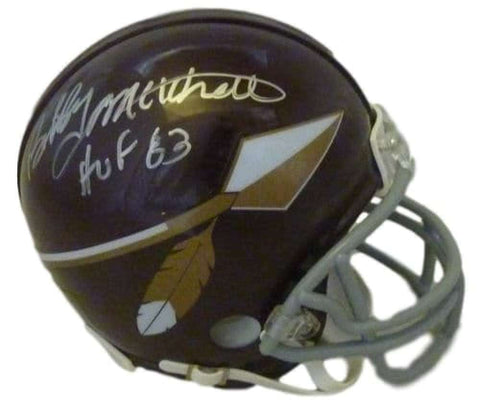 Bobby Mitchell Autographed/Signed Washington Redskins Mini Helmet HOF JSA 12430