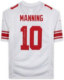 FRMD Eli Manning New York Giants Signed White Alternate Nike Limited Jersey