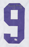 Tommy Kramer Signed Minnesota Vikings Jersey (JSA COA) Two Minute Tommy Q.B.