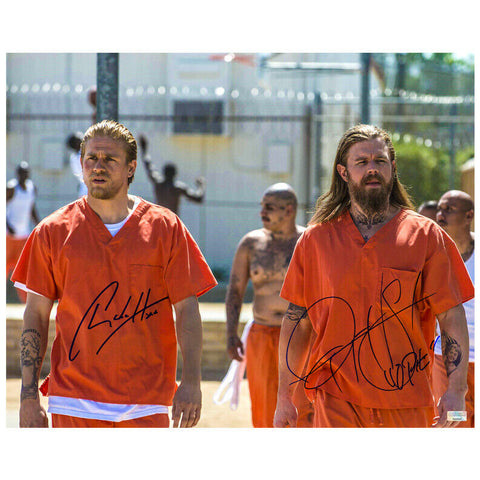 Charlie Hunnam, Ryan Hurst Autographed Sons of Anarchy Jax and Opie 16x20 Photo