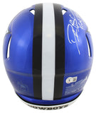 Cowboys Deion Sanders "Primetime" Signed Flash F/S Speed Proline Helmet BAS Wit