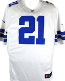 Ezekiel Elliott Autographed Dallas Cowboys White Nike Game Jersey-Beckett W Holo
