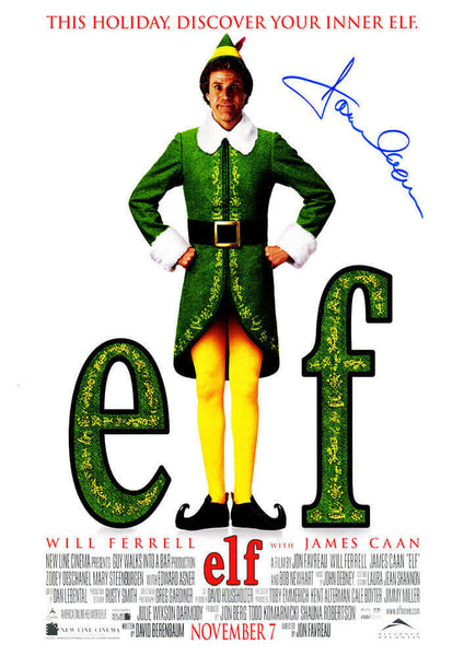 James Caan Signed 'Elf' 11x17 Movie Poster (Schwartz Sports COA)