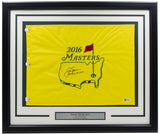 Jack Nicklaus Signed Framed 2016 Masters Golf Flag w/Years BAS LOA A49480