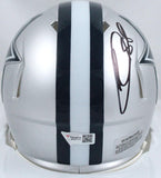 CeeDee Lamb Autographed Dallas Cowboys Speed Mini Helmet *Back-Fanatics *Black