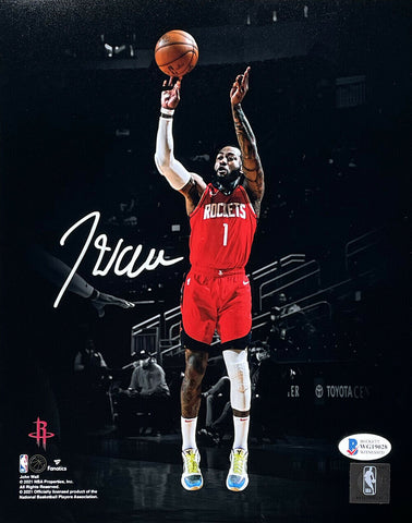 John Wall Signed 8x10 Houston Rockets Photo BAS ITP