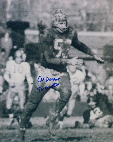 Art Demao Autographed Washington Redskins 8x10 Photo 70 Greatest 27821