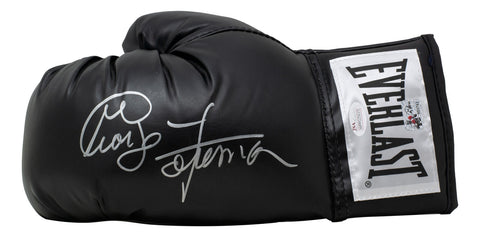 George Foreman Signed Black Everlast Left Hand Boxing Glove JSA ITP