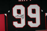 J.J. JJ WATT (Cardinals black TOWER) Signed Autographed Framed Jersey JSA