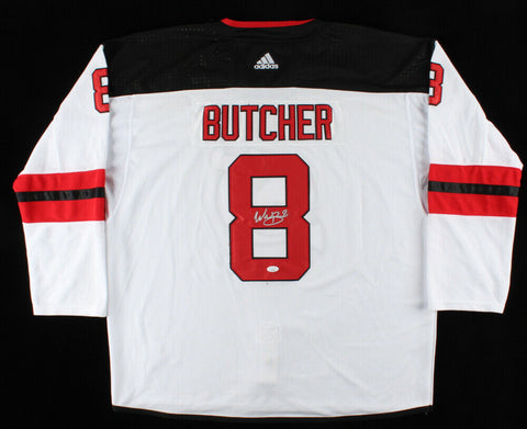Will Butcher Signed New Jersey Devils Custom Style Jersey (JSA COA)