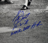 Bucky Dent Autographed Yankees 16x20 B/W Photo w/Walk Off HR-Beckett W Hologram